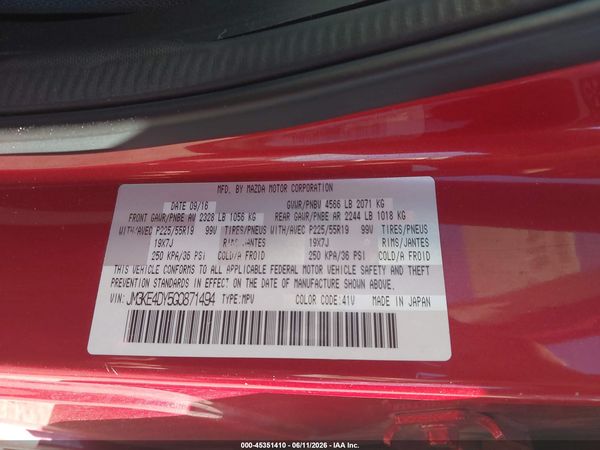 2016 MAZDA CX-5 GRAND TOURING