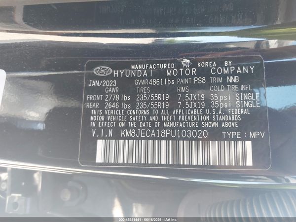 2023 HYUNDAI TUCSON HYBRID LIMITED
