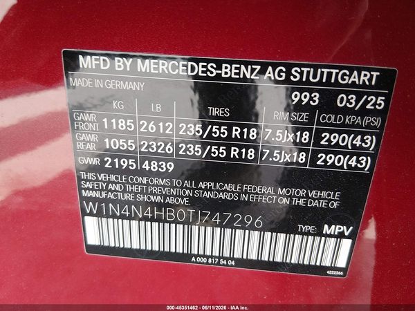 2026 MERCEDES-BENZ GLA 250 4MATIC
