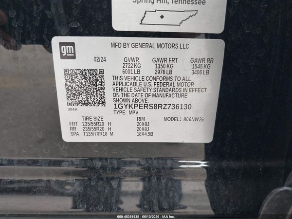 2024 CADILLAC XT6 FWD PREMIUM LUXURY