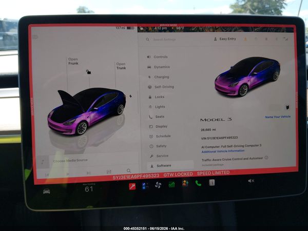 2023 TESLA MODEL 3 REAR-WHEEL DRIVE
