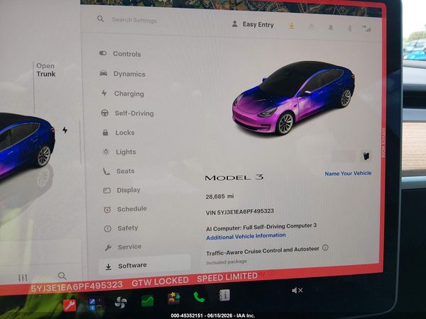 2023 TESLA MODEL 3 REAR-WHEEL DRIVE