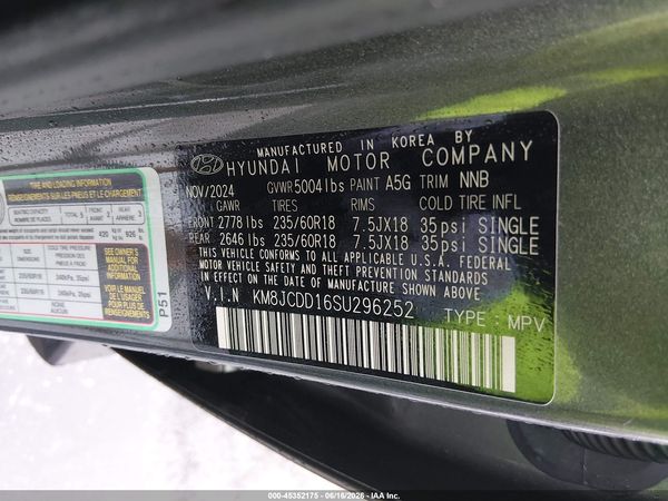 2025 HYUNDAI TUCSON HYBRID SEL CONVENIENCE