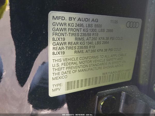 2025 AUDI ALL-NEW Q5