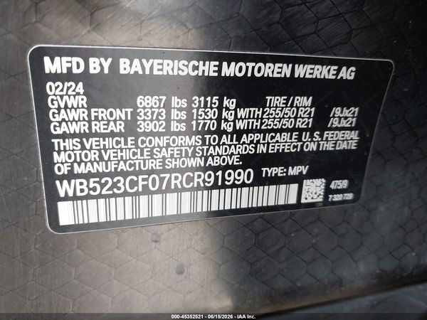 2024 BMW IX XDRIVE50