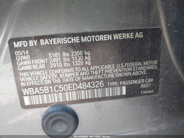 2014 BMW 535I