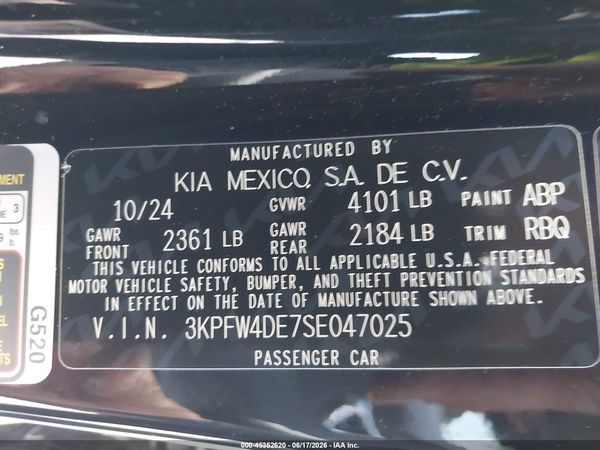 2025 KIA K4 GT-LINE