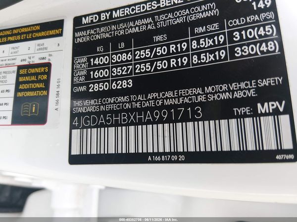 2017 MERCEDES-BENZ GLE 350 4MATIC