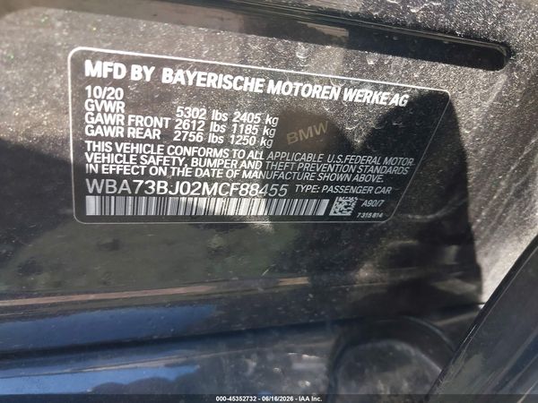 2021 BMW 540I XDRIVE