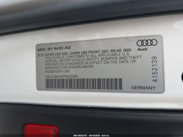 2023 AUDI A6