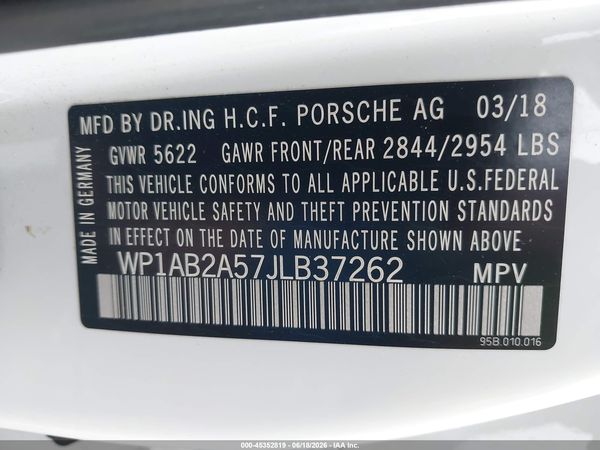 2018 PORSCHE MACAN S