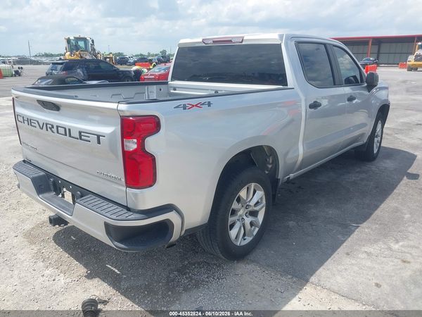 2021 CHEVROLET SILVERADO 1500 4WD  SHORT BED CUSTOM — I4
