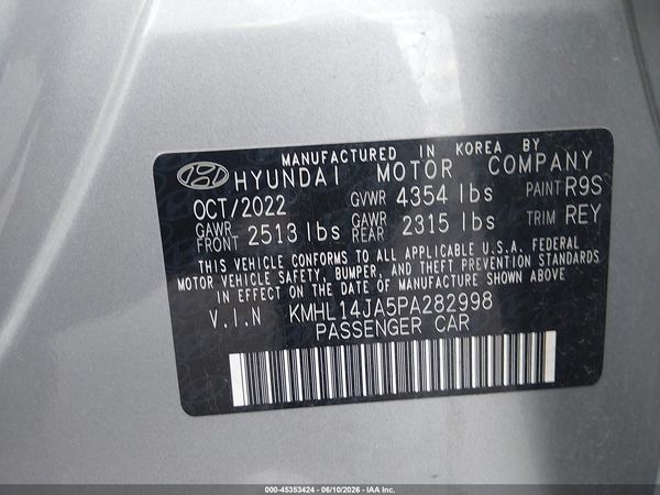 2023 HYUNDAI SONATA SEL
