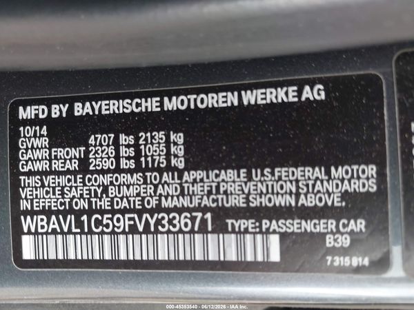 2015 BMW X1 XDRIVE28I