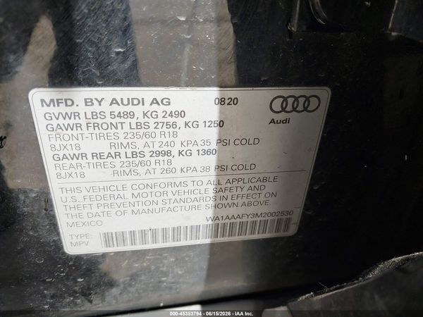 2021 AUDI Q5
