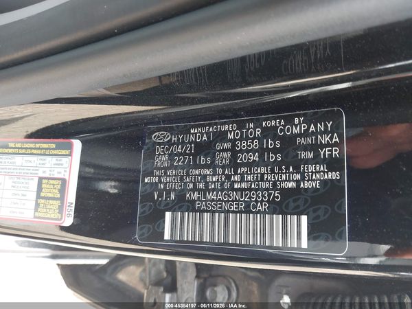 2022 HYUNDAI ELANTRA SEL