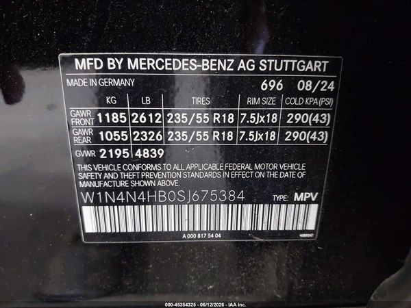 2025 MERCEDES-BENZ GLA 250 4MATIC