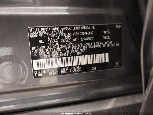 2025 TOYOTA RAV4 XLE