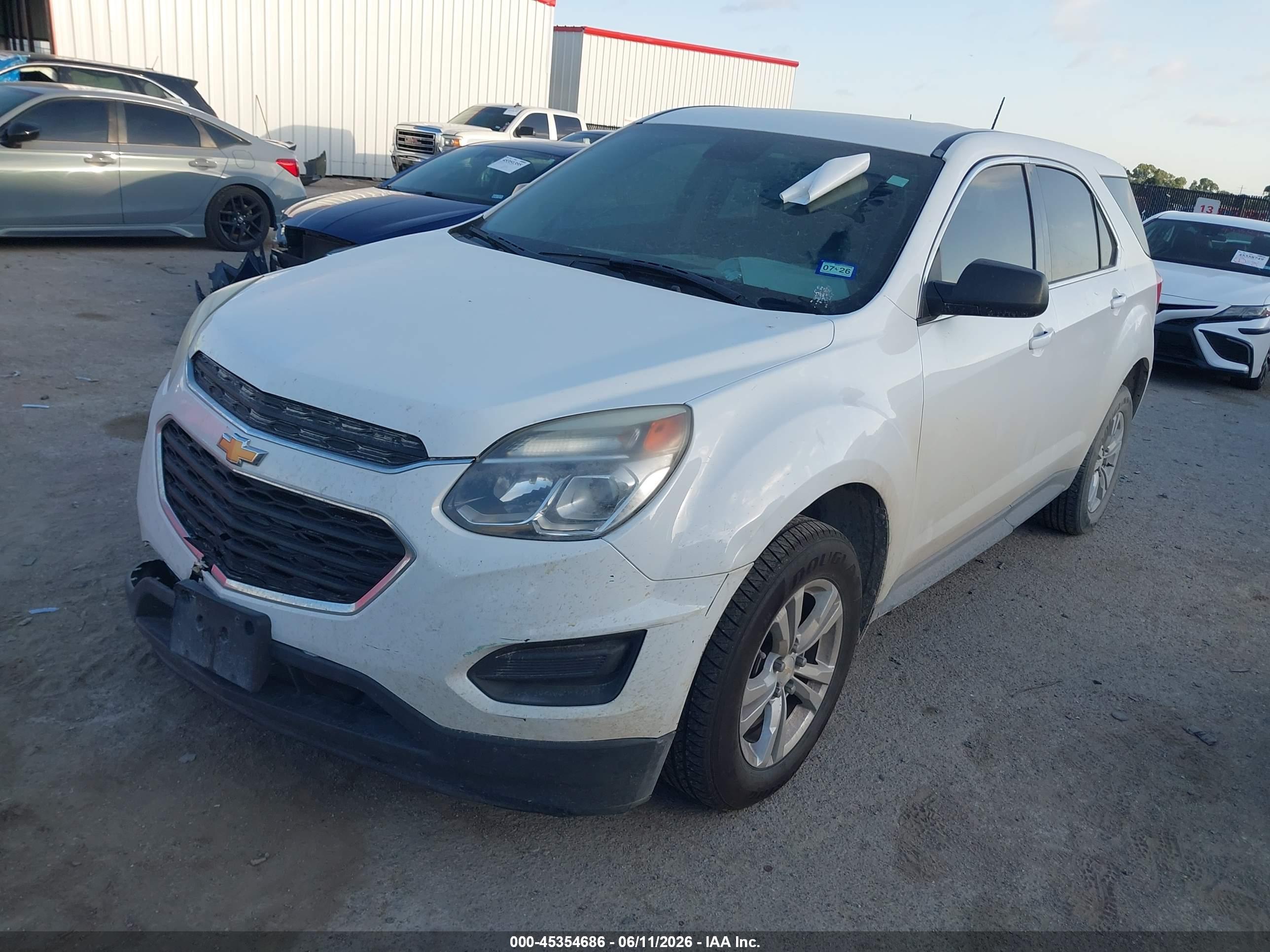2016 CHEVROLET EQUINOX LS — I2