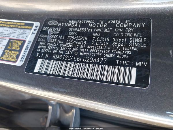 2020 HYUNDAI TUCSON ULTIMATE
