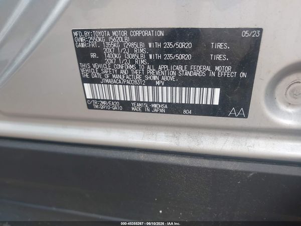2023 TOYOTA BZ4X LIMITED