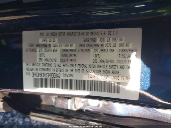 2025 MAZDA CX-30 2.5 S PREFERRED PACKAGE