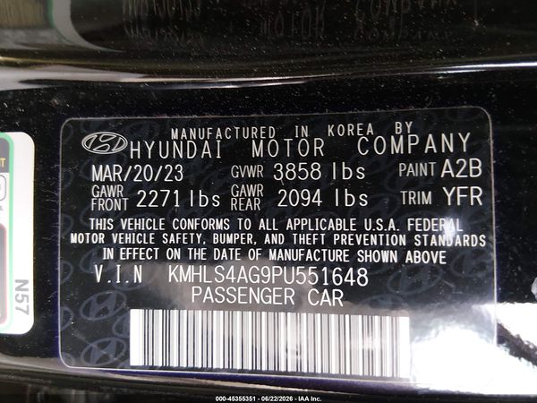 2023 HYUNDAI ELANTRA SEL