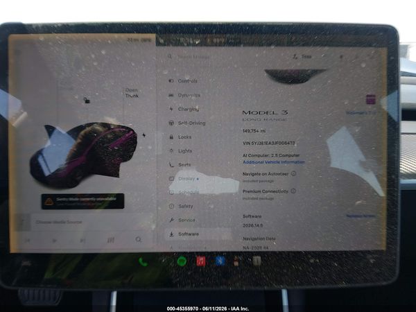 2018 TESLA MODEL 3 LONG RANGE/MID RANGE