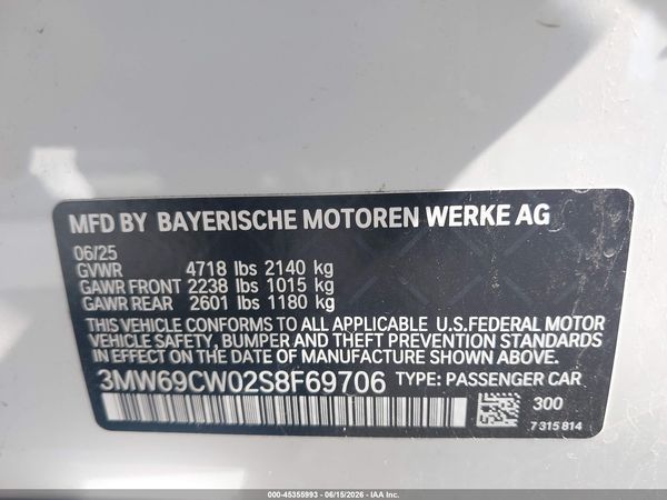 2025 BMW 330I