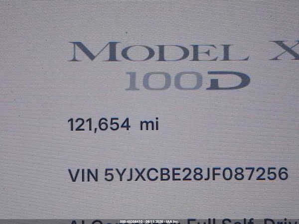 2018 TESLA MODEL X