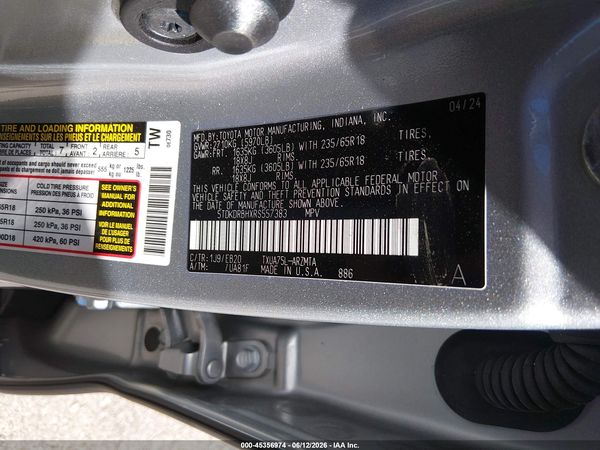 2024 TOYOTA HIGHLANDER XLE
