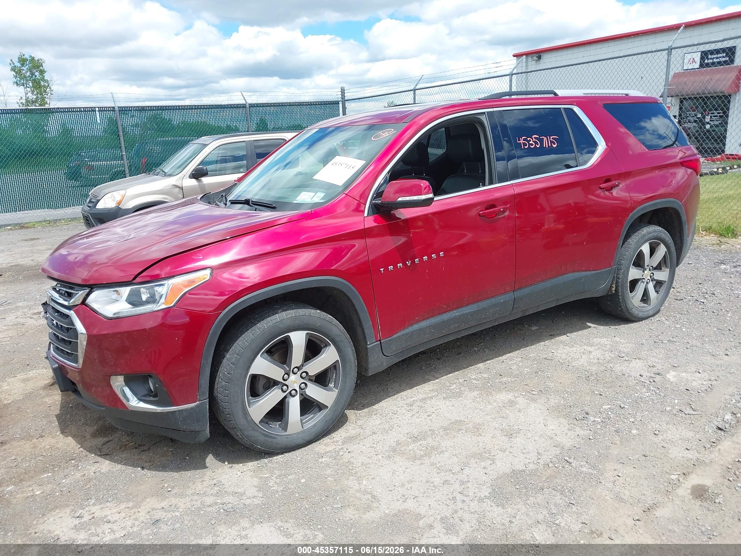 2018 CHEVROLET TRAVERSE 3LT — I2
