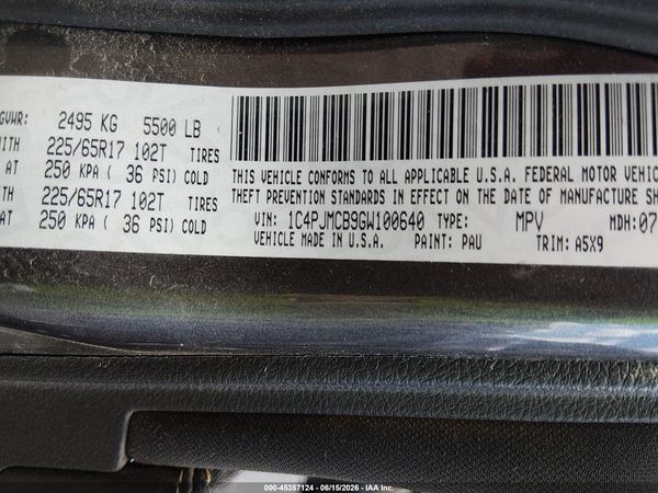 2016 JEEP CHEROKEE LATITUDE