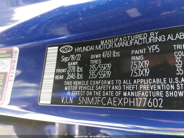 2023 HYUNDAI TUCSON SEL
