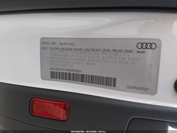 2021 AUDI A5 SPORTBACK