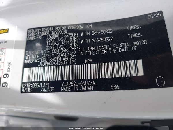 2025 LEXUS GX 550 LUXURY+