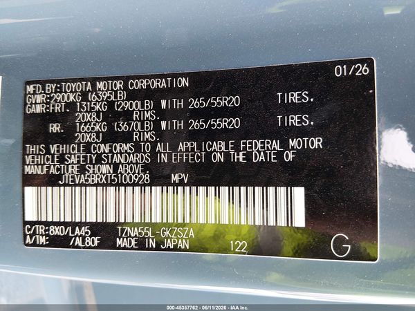 2026 TOYOTA 4RUNNER LIMITED