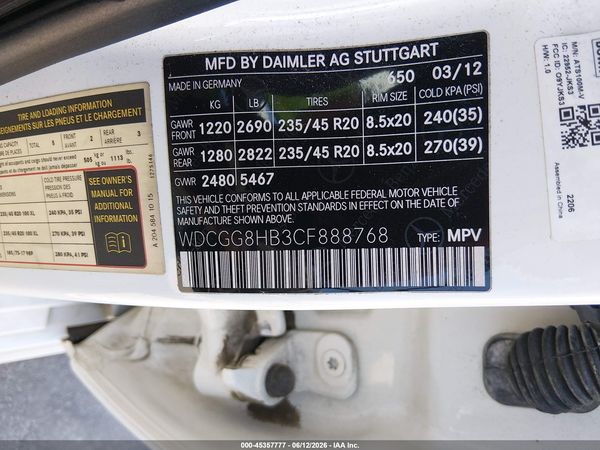 2012 MERCEDES-BENZ GLK 350 4MATIC