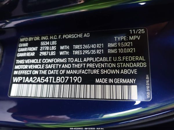 2026 PORSCHE MACAN T
