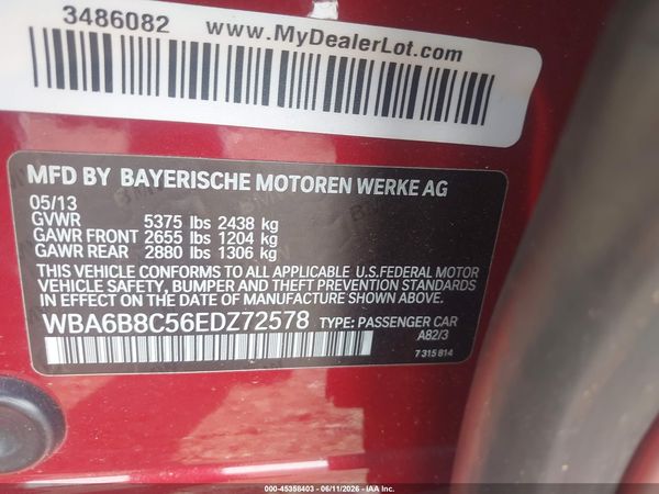 2014 BMW 640I GRAN COUPE XDRIVE