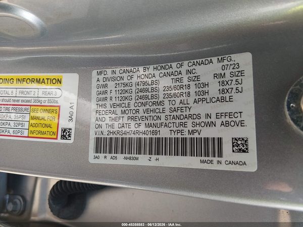 2024 HONDA CR-V EX-L AWD