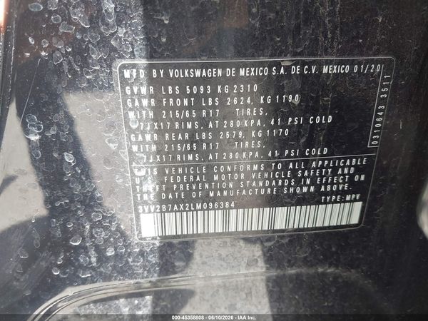 2020 VOLKSWAGEN TIGUAN 4Motion SE, 4Motion SEL — I9
