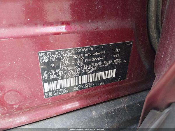 2020 TOYOTA RAV4 LE