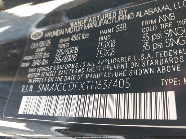 2026 HYUNDAI TUCSON SEL PREMIUM