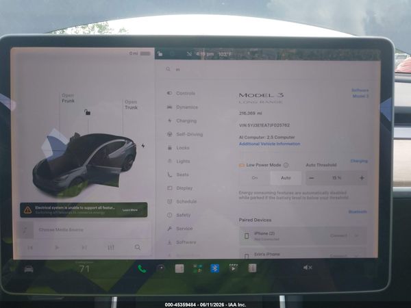 2018 TESLA MODEL 3 LONG RANGE/MID RANGE