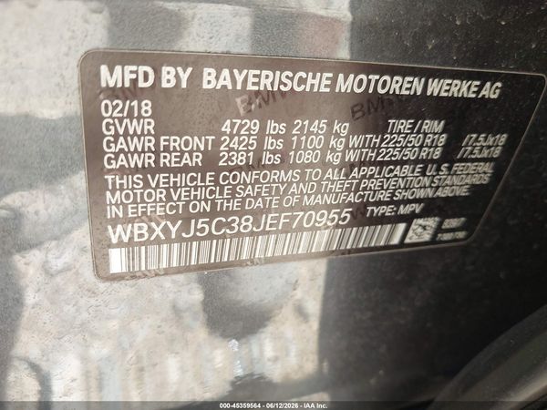 2018 BMW X2 XDRIVE28I