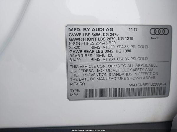 2018 AUDI Q5