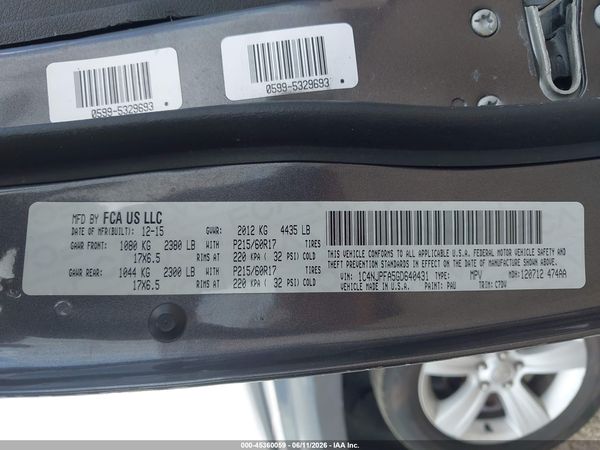 2016 JEEP PATRIOT LATITUDE
