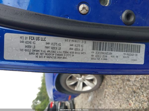 2018 DODGE CHALLENGER SXT