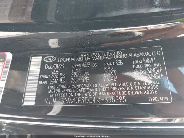 2024 HYUNDAI TUCSON SEL